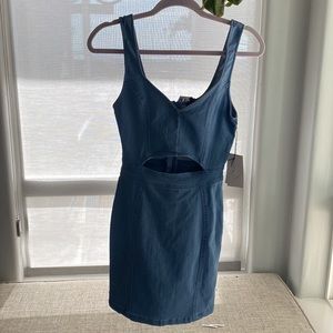 Cut out Jean dress